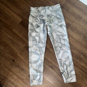 ❤️❤️Terez Gray and White Size XS Leggings❤️❤️